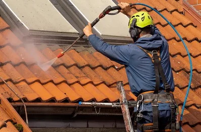 Démoussage et hydrofuge de toiture à Lajo